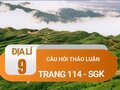 Câu hỏi thảo luận trang 114 sgk Địa 9