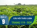 Câu hỏi thảo luận trang 119 sgk Địa 9