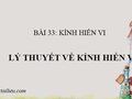 Lý thuyết về kính hiển vi