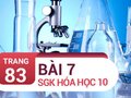 Bài 7 trang 83 SGK Hóa 10