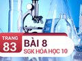 Bài 8 trang 83 SGK Hóa 10