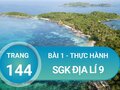 Bài 1 trang 144 sgk địa 9 - Bài thực hành