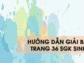 Bài 4 trang 36 sgk Sinh 8