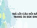 Câu hỏi bài 10 trang 35 sgk Sinh 8
