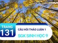 Câu hỏi thảo luận 1 trang 131 sgk Sinh 9