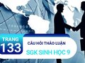 Câu hỏi thảo luận trang 133 sgk Sinh 9