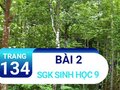 Bài 2 trang 134 sgk sinh 9