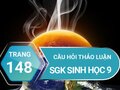 Câu hỏi thảo luận trang 148 sgk Sinh 9
