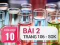 Bài 2 trang 106 SGK Hóa 10