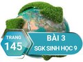 Bài 3 trang 145 sgk sinh 9