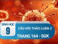 Câu hỏi thảo luận 2 trang 164 sgk Sinh 9