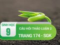 Câu hỏi thảo luận 2 trang 174 sgk Sinh 9