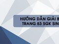 Bài 3 trang 53 sgk Sinh 8