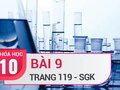 Bài 9 trang 119 SGK Hóa 10