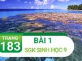 Bài 1 trang 183 sgk sinh 9