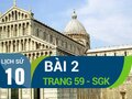 Bài 2 trang 59 SGK Lịch sử 10