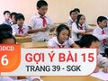 Gợi ý bài 15 trang 39 SGK GDCD 6