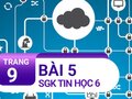 Bài 5 trang 9 SGK Tin học 6
