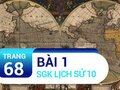 Bài 1 trang 68 SGK Lịch sử 10
