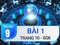 Bài 1 trang 10 sgk Tin học 9