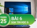 Bài 6 trang 25 SGK Tin học 6