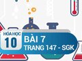 Bài 7 trang 147 SGK Hóa 10