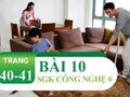 Trả lời câu hỏi bài 10 SGK Công nghệ 6
