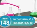 Bài thực hành số 5 trang 148 SGK Hóa 10