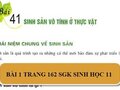 Bài 1 trang 162 SGK Sinh 11
