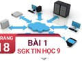 Bài 1 trang 18 sgk Tin học 9
