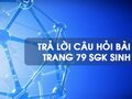 Câu hỏi bài 24 trang 79 sgk Sinh 8