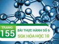 Bài thực hành số 6 trang 155 SGK Hóa 10