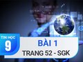 Bài 1 trang 52 sgk Tin học 9