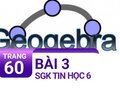 Bài 3 trang 60 SGK Tin học 6