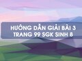 Bài 3 trang 99 sgk Sinh 8