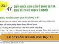 Bài 3 trang 185 SGK Sinh học 11
