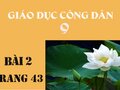 Bài 2 trang 43 sgk GDCD 9
