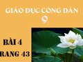 Bài 4 trang 43 sgk GDCD 9