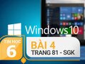 Bài 4 trang 81 SGK Tin học 6