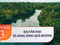 Tả dòng sông quê hương