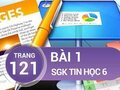 Bài 1 trang 121 SGK Tin học 6