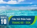 Câu hỏi thảo luận trang 60 SGK Địa lí 10