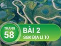 Bài 2 trang 58 SGK Địa lí 10