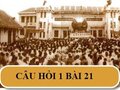 Câu 1 trang 46 Lịch Sử 5