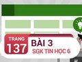 Bài 3 trang 137 SGK Tin học 6