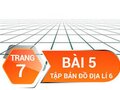 Bài 5 trang 7 Tập bản đồ Địa lí 6