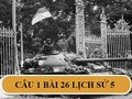 Câu 1 trang 57 Lịch Sử 5