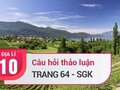 Câu hỏi thảo luận trang 64 SGK Địa lí 10