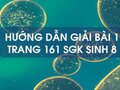 Bài 1 trang 161 sgk Sinh 8