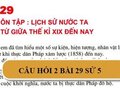 Câu 2 trang 64 Lịch Sử 5